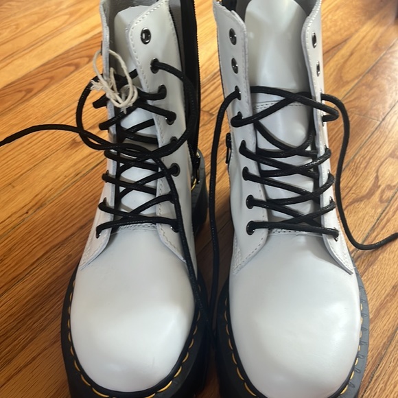 Dr. Martens Jadon Boot - White - Picture 3 of 6